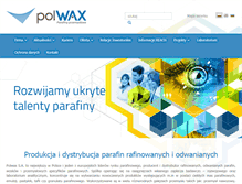 Tablet Screenshot of polwax.pl
